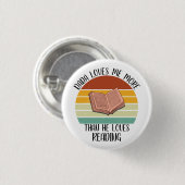 CUSTOM Dada Lieben mir mehr als die Lieben lesen Button (Vorne & Hinten)