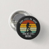 CUSTOM Dada Lieben mir mehr als die Lieben Wandern Button (Vorne & Hinten)