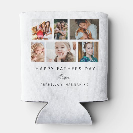 Custom Daddy 12 Foto Collage Dosenkühler (Rückseite)