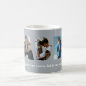 Custom Daddy 5 Foto Collage GrayVatertag Kaffeetasse (Mittel)