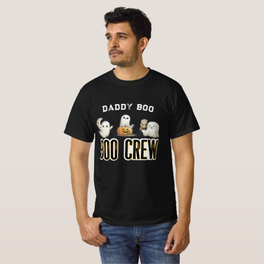 Custom Daddy Boo Crew Halloween T-Shirt (Vorne ganz)