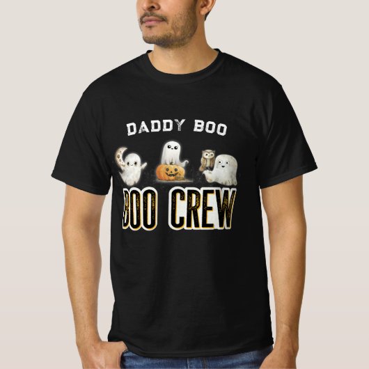 Custom Daddy Boo Crew Halloween T-Shirt (Vorderseite)