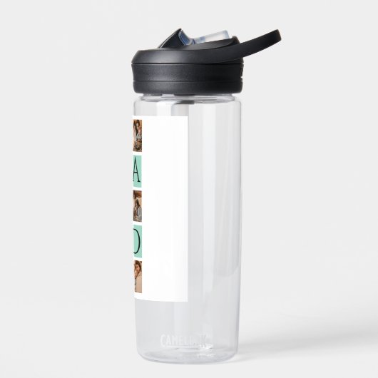 Custom Daddy Foto Collage Water Flasche (Links)