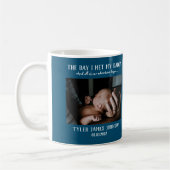 Custom Daddy Foto First Vatertag Kaffee Tasse (Links)