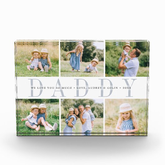 Custom Daddy Kids Fotoblock (Vorderseite)