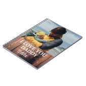 Custom Daddy Notebook, I Liebe You Daddy Foto Notizblock (Linke Seite)