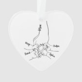 Custom Daddy oder Mama mit Kid-Namen Personalisier Ornament (Rückseite)