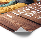 Custom Daddy Poster, ich Liebe Sie Daddy Foto Poster (Ecke)
