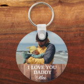 Custom Daddy Schlüsselanhänger, ich Liebe Sie Dadd Schlüsselanhänger (Vorderseite)