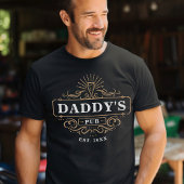 Custom Daddy's Pub Zuhause Bar Year etabliert T-Shirt