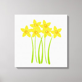 Custom Daffodils Floral Master Gardener Leinwanddruck