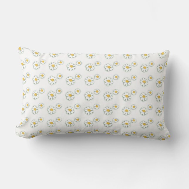 Custom Daisies Pillow Lendenkissen (Vorderseite)