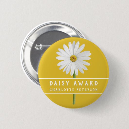 Custom Daisy Award Button (Vorne & Hinten)