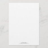 :custom: Damask black/red Wedding Program Programm (Rückseite)