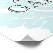 Custom Damask Poster (Ecke)