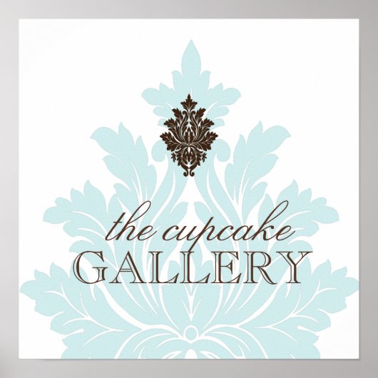 Custom Damask Poster (Vorne)