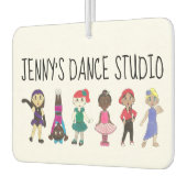 Custom Dance Class School Studio Kleine Tänzer Autolufterfrischer (Links)