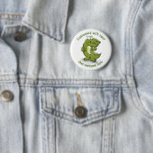 Custom Dancing Crocodile Cartoon Button (Beispiel)