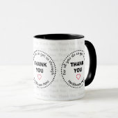 Custom DANK YOU Healthcare hero Tasse (VorderseiteRechts)