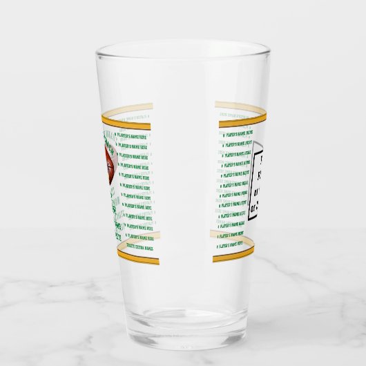 Custom, danke Geschenke für Fußballtrainer, Glas (Links)