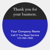 Custom Danke Stickers (Vorderseite)