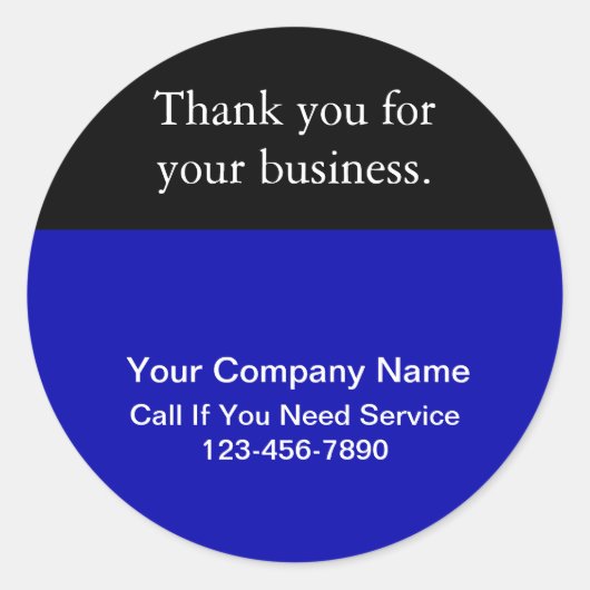 Custom Danke Stickers (Vorderseite)