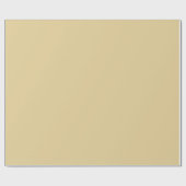 Custom Dark Beige Matte Wrapping Paper Geschenkpapier (Flach)