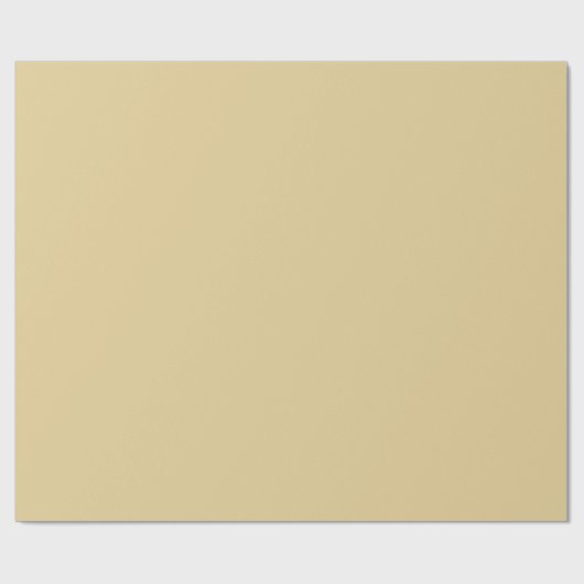 Custom Dark Beige Matte Wrapping Paper Geschenkpapier (Flach)