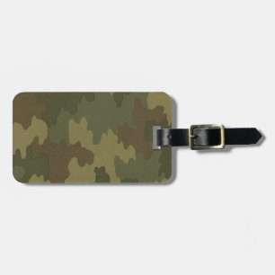 Custom Dark Camouflage Luggage Tag Gepäckanhänger