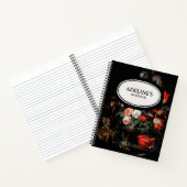 Custom Dark Floral Notebook Notizblock (Innenseite)