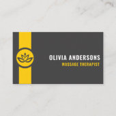 Custom Dark Gray Black Yellow Transportation Visitenkarte (Vorderseite)