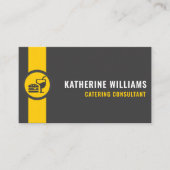 Custom Dark Gray Black Yellow Transportation Visitenkarte (Vorderseite)