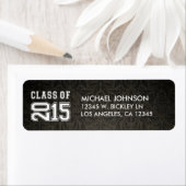 Custom Dark Gray Damask Class of 2015 (Insitu)