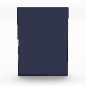 Custom Dark Gray Design Add Photo or Text Fotoblock (Vorderseite)