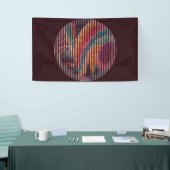 Custom Dark Maroon Art Banner (Messeveranstaltung)