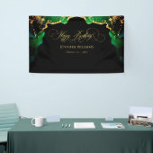 Custom Dark Moody Birthday Background Banner (Messeveranstaltung)