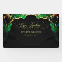 Custom Dark Moody Birthday Background Banner