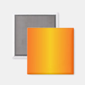 Custom Dark Orange Yellow Magnet (Vorderseite/Rückseite)