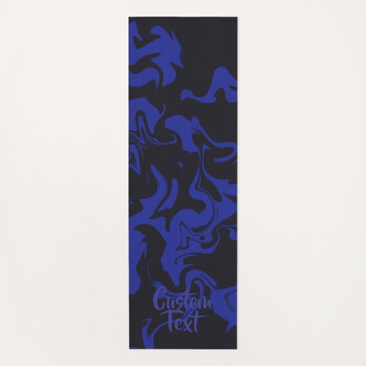 Custom Dark Waves Yoga Mat Yogamatte (Vorderseite)