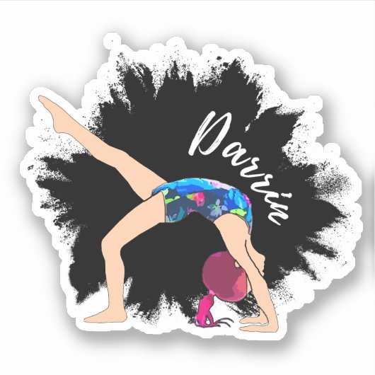 Custom Darrin Sticker (Vorderseite)