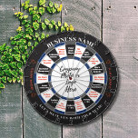 Custom Dart Board Plus Decision Board für Unterneh Dartscheibe<br><div class="desc">Erhöhen Sie die Büromoral mit unserem individuellen Dartbrett für den Firmengebrauch! Dieses Doppelbrett dient sowohl als klassischer Dartboard als auch als "Glücksrad", das mit der spezifischen Personalpolitik Ihres Unternehmens personalisiert werden kann. Es wurde mit langlebigen Materialien hergestellt und ist für Langlebigkeit und endlosen Spaß konzipiert. Die Standardgröße des Motherboards passt...</div>