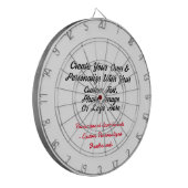 Custom-Dart-Mainboard - Werbemarkendartboard Dartscheibe (Vorderseite Links)