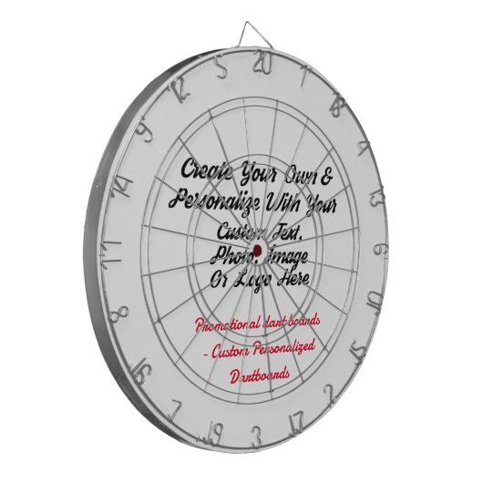 Custom-Dart-Mainboard - Werbemarkendartboard Dartscheibe (Vorderseite Links)