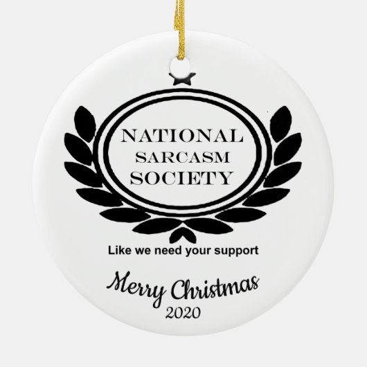 Custom Dating Christmas Fun Sarcasm Society Keramikornament (Hinten)