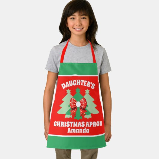 Custom Daughter's Weihnachtsgeschenk Schürze (Insitu)
