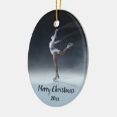 Custom Ded Skaten Skater Skate Weihnachten Keramik Ornament (Links)