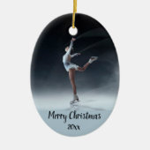 Custom Ded Skaten Skater Skate Weihnachten Keramik Ornament (Vorne)