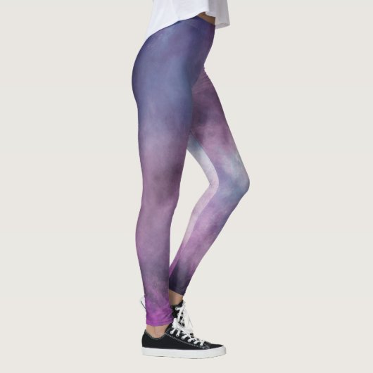 Custom Deep Lila Magical Galaxy Leggings (Rechts)