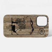 Custom Deer Silhouette Apple iPhone 12 Fall Hülle (Rückseite (Horizontal))