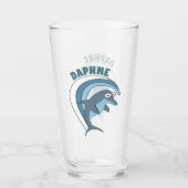 Custom Delphin Glas (Vorderseite)